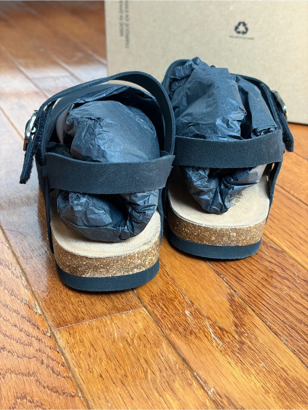 Black Slip-On Mary Jane Flats